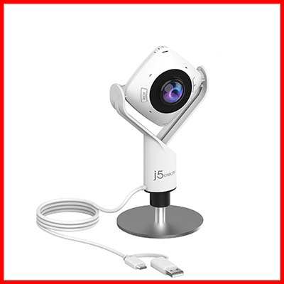 J5create 360 Degree All Around PC Webcam for Laptop
