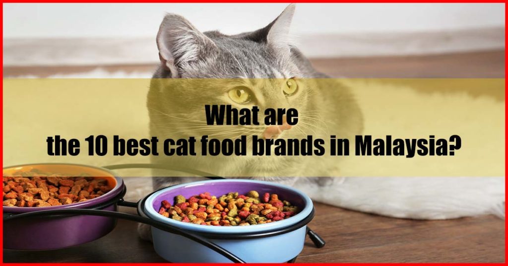 What are the 10 best cat food brands in Malaysia