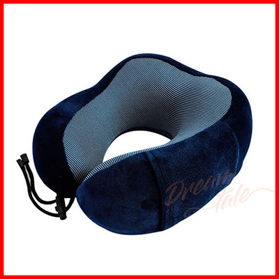 1. Dreamtale Magnetic Cloth Memory Cotton U-Shaped Travel Neck Pillow