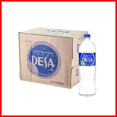 4. DESA Mineral Water (1500ml x 12 Bottles x 1 Carton)