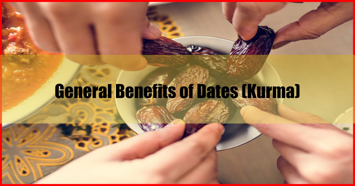 General Benefits of Dates (Kurma)
