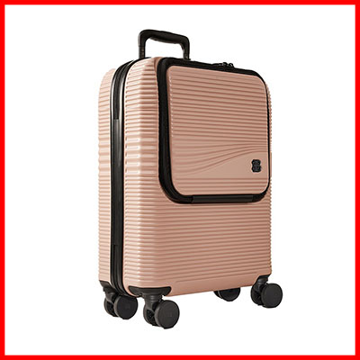 1. Bonia Blush Pink Tino Cabin Luggage