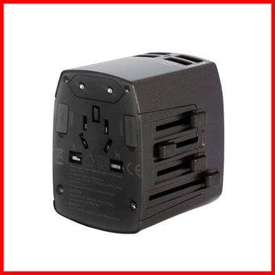 10. Anker A2730 Universal Travel Adapter with 4 USB Ports 24W
