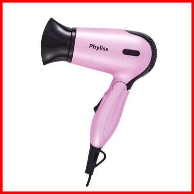 8. PHYLISS Travel Hair Dryer (1200W) PHD 519G