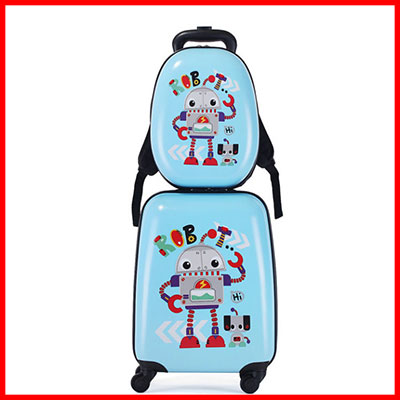 8. TEEMI Kids 18inch Trolley Luggage 2 In 1 Travel Set Cabin Luggage