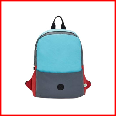 9. Kipling SONNIE Splash Red BL Backpack