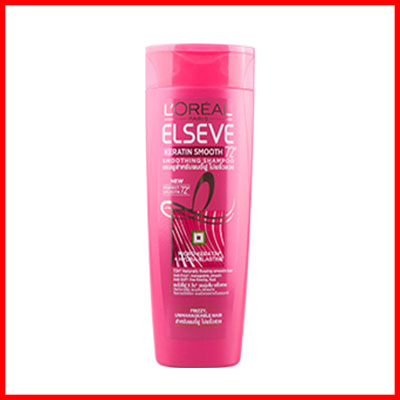 6. L'Oreal Paris Elseve Keratin Smooth 72H Shampoo