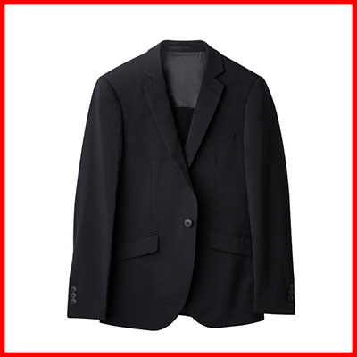 2. G2000 Men Polyester Black Color Suit Set Slim Fit