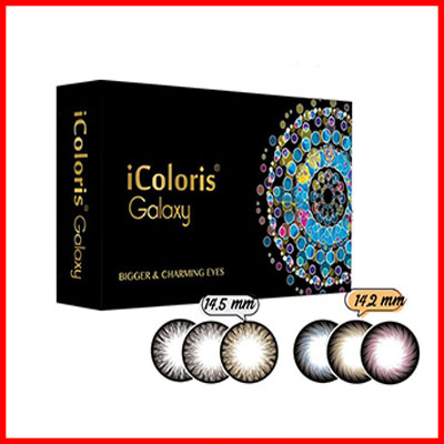 5. Bionics iColoris Galaxy Monthly Colored Lens