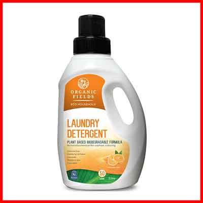 8. ORGANIC FIELDS Eco Laundry Detergent (1L) Plant-based
