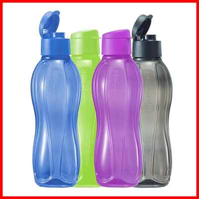 10. Tupperware Water Bottles