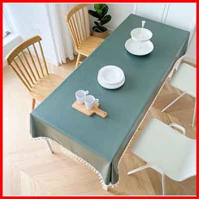 3. Waterproof Oilproof PVC Tablecloth