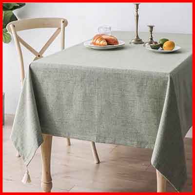 4. Lyla Homes’ Cotton Waterproof Tablecloth